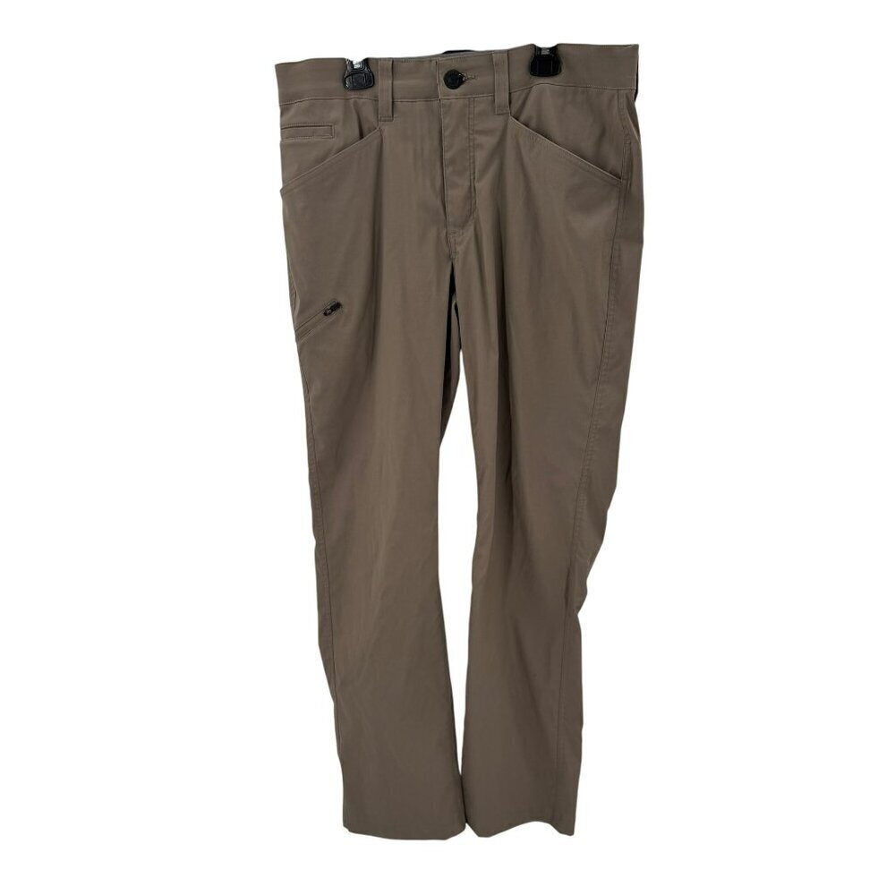 Orvis Khaki Lightweight Pants Mens Size 32x30 Casual Wear Durable Fabric